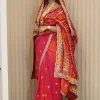 ns-b6-1 NS Handwork Chunri Gaji Silk Traditional Dupatta
