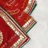 NS Gota Patti Pila Georgette Traditional Dupatta