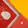 NS Gota Patti Pila Georgette Traditional Dupatta