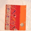 NS Rajasthani Handwork Zardozi Work Pila (Red + Orange)