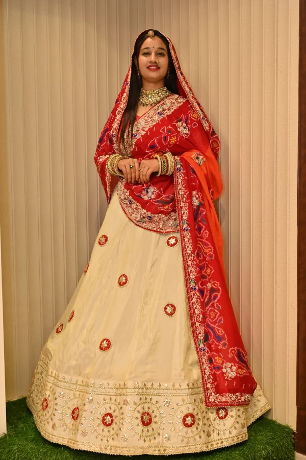 NS Traditional Pila with Zardozi Hand Embroidery