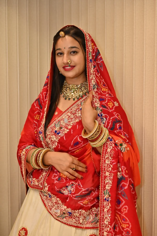 NS Traditional Pila with Zardozi Hand Embroidery