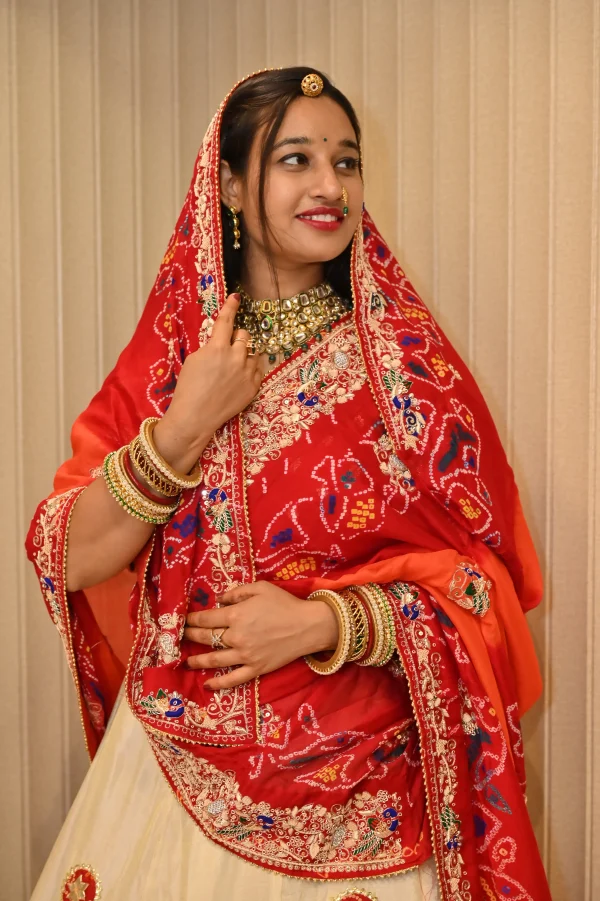 NS Traditional Pila with Zardozi Hand Embroidery