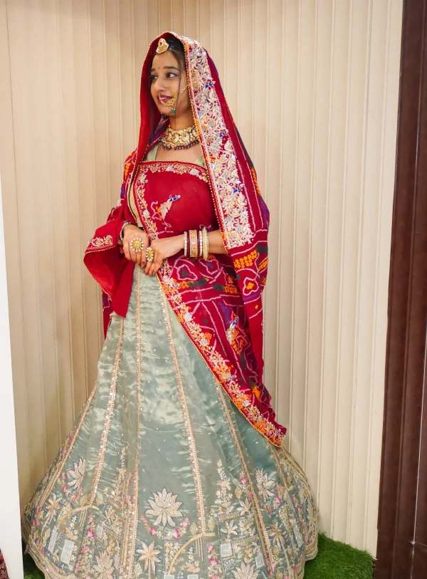 ns-p5-2 NS Traditional Chunri with Zardozi Hand Work