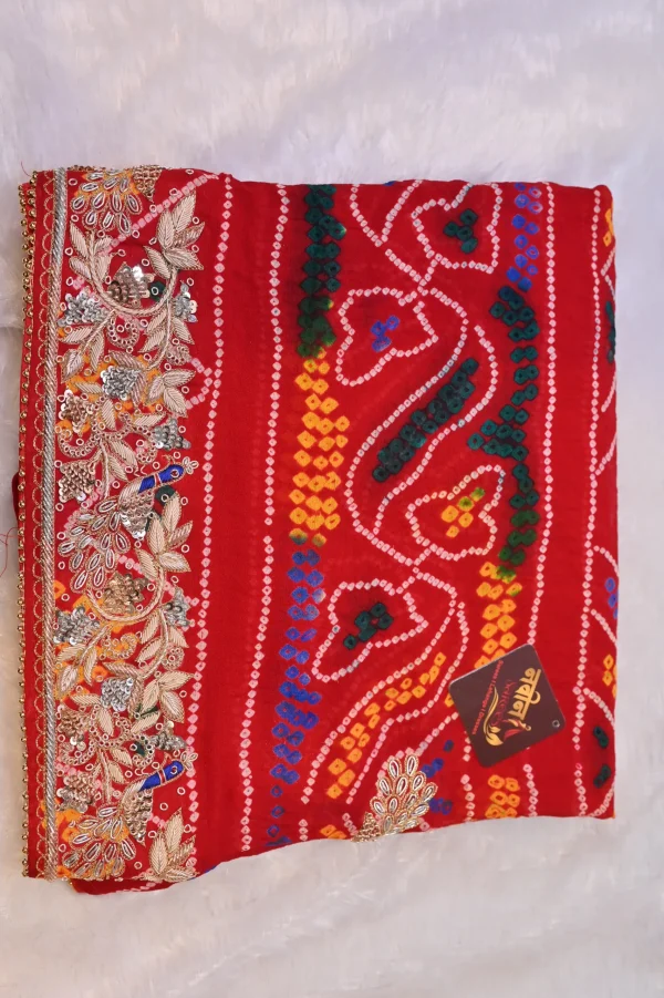 ns-p5-4 NS Traditional Chunri with Zardozi Hand Work