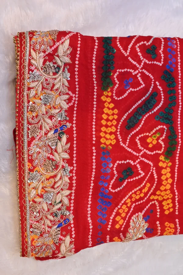 ns-p5-5 NS Traditional Chunri with Zardozi Hand Work