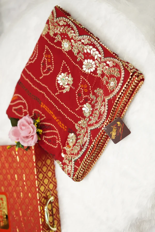 NS Zardozi Work Pure Georgette Festive Wear Saree