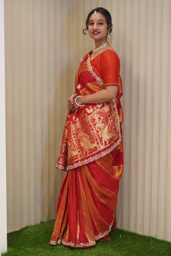 NS Katdana Banarasi Silk Festive Wear Saree