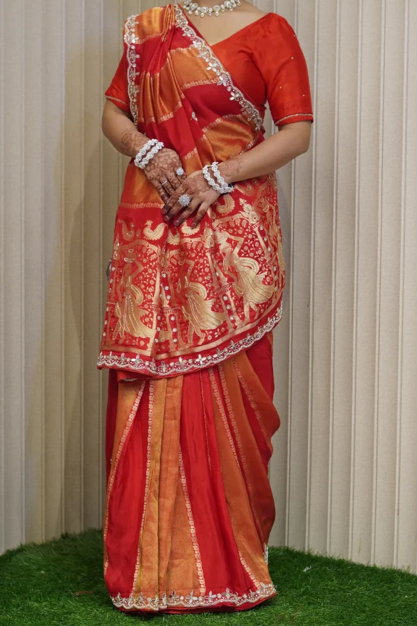 NS Katdana Banarasi Silk Festive Wear Saree