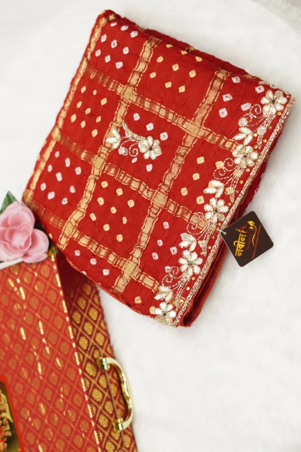 NS Handwork Gota Patti Modal Silk Festive Wear Saree