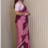 NS Tie Dye Handwork Ho Silk Festive Wear Saree