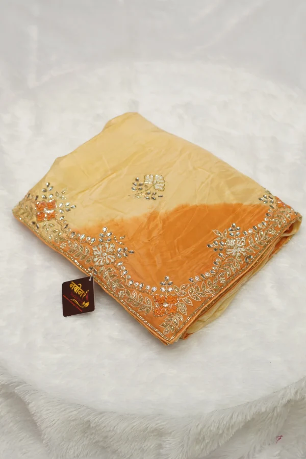 NS Designer Tie Dye Ho Silk Traditional Saree