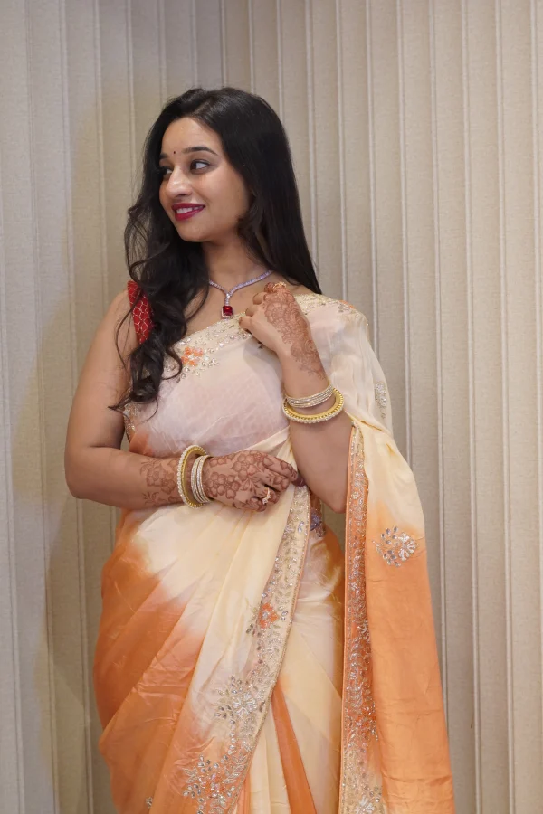 NS Designer Tie Dye Ho Silk Traditional Saree