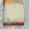 NS Multi Color Bandhej Print Saree with Gota Lace Border – Synthetic Fabric