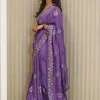 NS Embroidery HO Silk Festive Wear Saree
