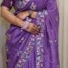 NS Embroidery HO Silk Festive Wear Saree