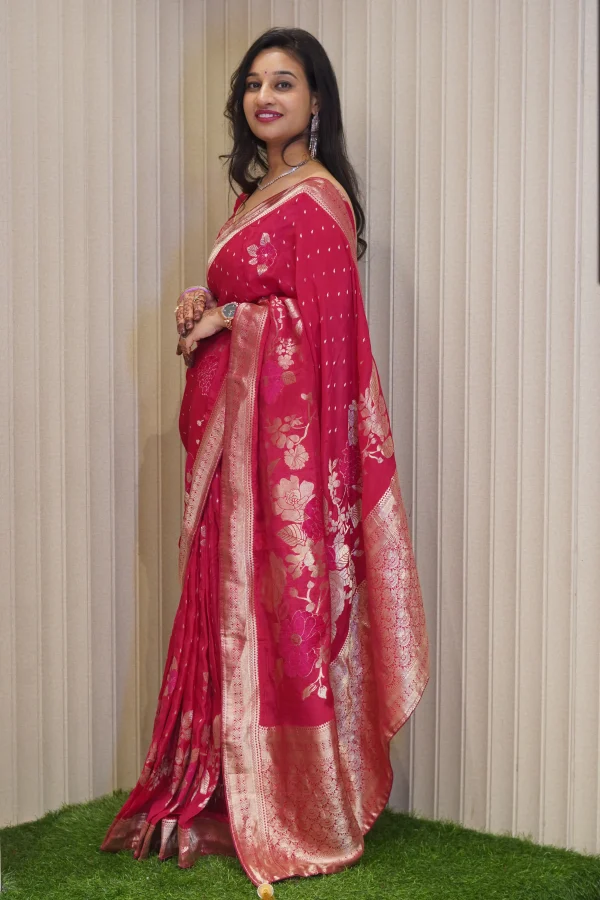 NS Traditional Banarasi Weave Ho Silk Festive Wear Saree