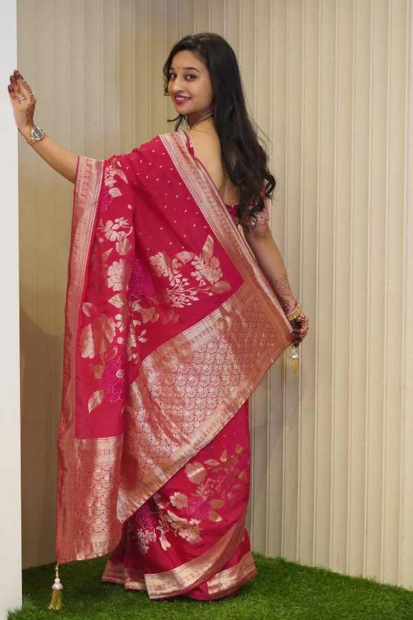 NS Traditional Banarasi Weave Ho Silk Festive Wear Saree