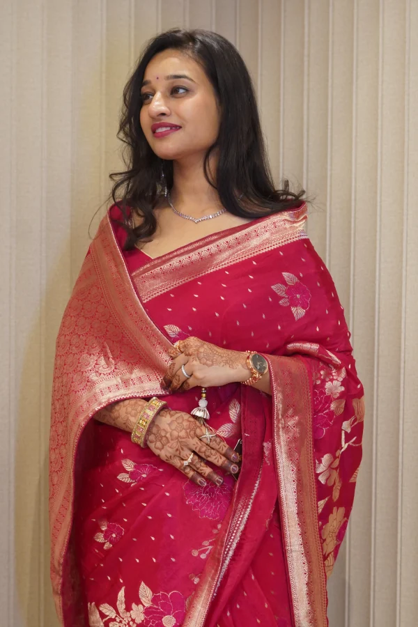 NS Traditional Banarasi Weave Ho Silk Festive Wear Saree