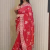 ns-s6-b-5 NS Rajasthani Ho Silk Traditional Festive Wear Saree