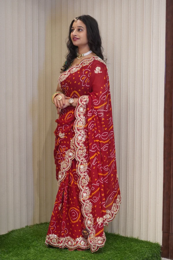 NS Pure Crepe Traditional Festive Wear Saree