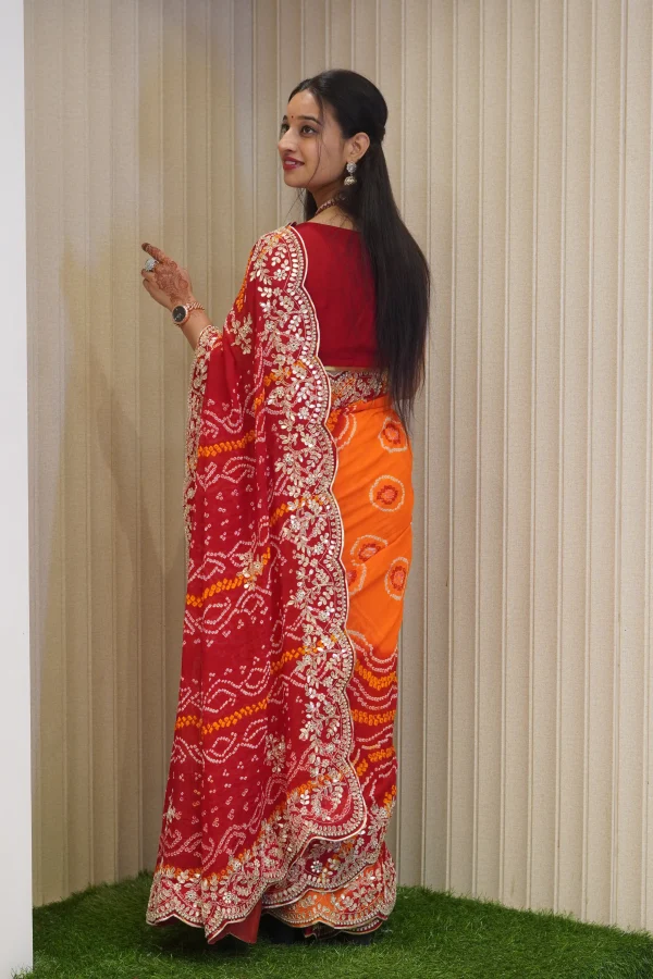 NS Pure Crepe Festive Wear Saree