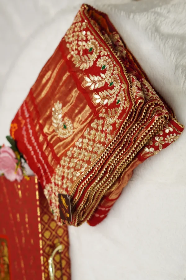 NS Gaji Silk Zardozi Festive Wear Saree