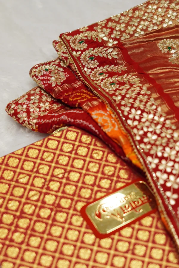 NS Gaji Silk Zardozi Festive Wear Saree